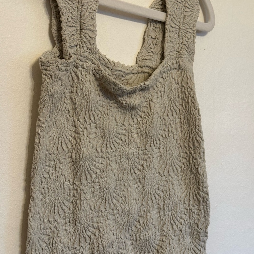 Free People Textured Tank Top
